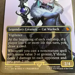 Goddess Story Gold METAL Card - Serial Number #/100! Maiden Party- Cat Final Fan - Image 2