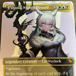 Goddess Story Gold METAL Card - Serial Number #/100! Maiden Party- Cat Final Fan - Image 3