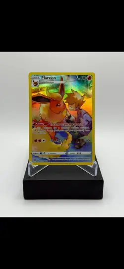 Pokemon Flareon Full Art Holo Brilliant Stars Trainer Gallery TCG Card TG01/TG30 - Image 1