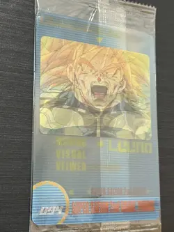No.094 trunks Awakening 3D Dragon Ball wafer card Morinaga Sealed Japnese - Image 2