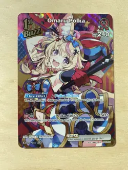 hololive OFFICIAL CARD GAME Omaru Polka (UR) - Blooming Radiance - Image 1