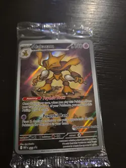Pokemon TCG Alakazam 009 Black Star Pokemon Center Promo Card SEALED - Image 1