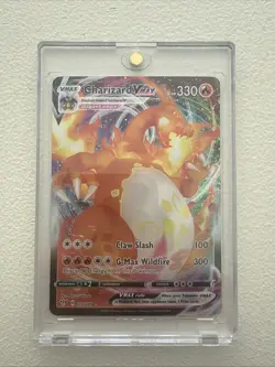 Pokemon TCG Charizard VMAX Darkness Ablaze Holo Ultra Rare Card 020/189 - Image 1