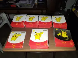 McDonald’s Lot Of 59 Happy Meal Toys 2021 Pokemon Card Kit 25th Anniversary Pika - Image 1