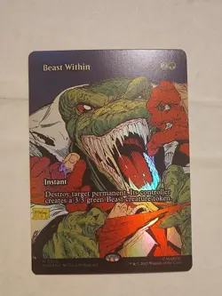 Beast Within (Borderless) Marvel Universe Eternal-Legal Foil - Image 1