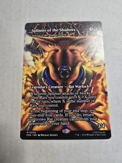 Splinter of the Shadows - Ashcoat of the Shadow Swarm (Borderless) #6 MTG PZA - Image 1