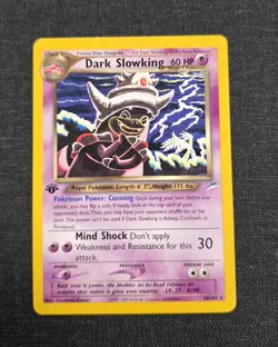Dark Slowking 20/105 1st Edition Neo Destiny Rare Pokemon Card - Image 1