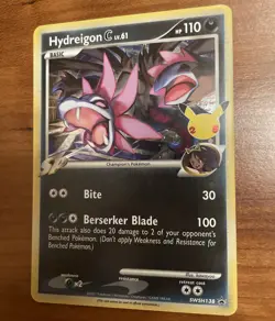 Pokemon Cards Hydreigon C SWSH138 SWSH Celebrations Black Star Promo NM - Image 1