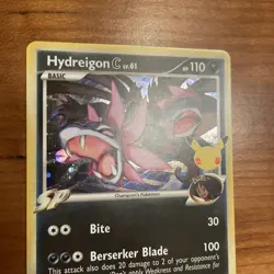 Pokemon Cards Hydreigon C SWSH138 SWSH Celebrations Black Star Promo NM - Image 4
