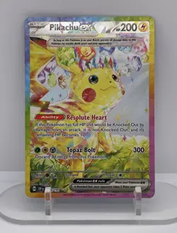 Pokemon Pikachu ex 238/191 Special Illustration Rare SIR Surging Sparks - Image 1