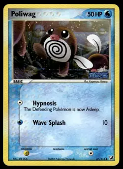 Pokemon TCG Unseen Forces #67/115 Poliwag Reverse LP+ - Image 1