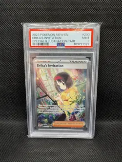 Erika's Invitation 203/165 | Special Illustration Rare | Pokemon 151 | PSA 9 - Image 1