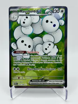 Maushold ex 233/182 Ultra Rare Paradox Rift Pokemon NM - Image 1
