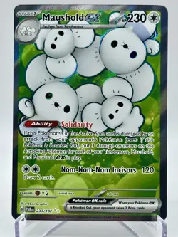 Maushold ex 233/182 Ultra Rare Paradox Rift Pokemon NM - Image 2