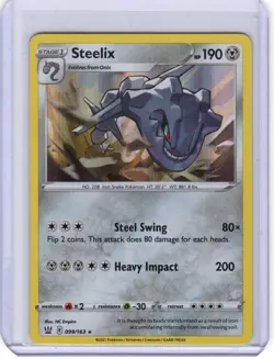 2021 Pokemon Sword & Shield - Battle Styles - Steelix Holo - 099/163 - Rare - Image 1