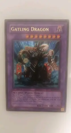 Gatling Dragon FET-EN035 1st Edition Ultra Rare Yugioh Card LP - Image 1