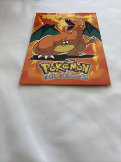 Pokemon Topps 1999 TV Animation Episode Card E6 Charizard #06 Blue Logo Non Holo - Image 3