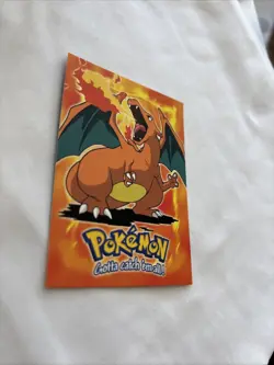 Pokemon Topps 1999 TV Animation Episode Card E6 Charizard #06 Blue Logo Non Holo - Image 4