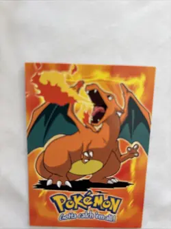 Pokemon Topps 1999 TV Animation Episode Card E6 Charizard #06 Blue Logo Non Holo - Image 5