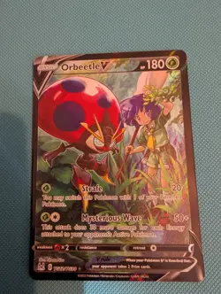 Orbeetle V TG12/TG30 Lost Origin Trainer Gallery Ultra Rare Pokemon Card - Image 1