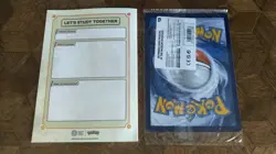 Pokemon X Natural History Museum Promo Card Pikachu At The Museum + bonus book - Image 4