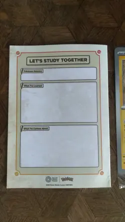 Pokemon X Natural History Museum Promo Card Pikachu At The Museum + bonus book - Image 5