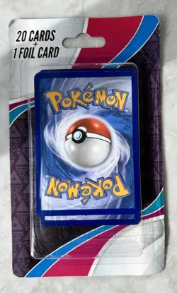 Pokemon TCG Blister Pack - 20 Cards + 1 Foil 728192477089 - Image 1