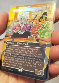 mtg FOIL Master of Ceremonies - Stan Sakai TMNT Secret Lair - IN HAND - Image 1