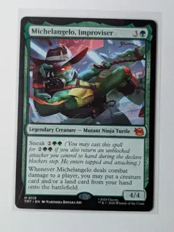 Michelangelo, Improviser Teenage Mutant Ninja Turtles Regular 0119 MTG - Image 1