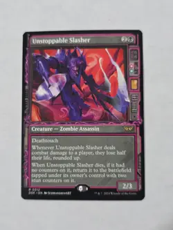 2024 Duskmourn: House of Horror - Showcase Unstoppable Slasher Rare Regular - Image 1