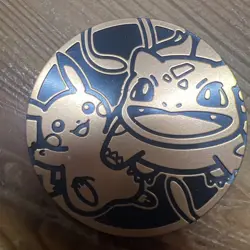 Pokemon My First Battle TCG Coin Pikachu and Bulbasaur - Image 1