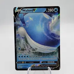 Pokemon TCG Wailord V Champion's Path 013/073 Holo Ultra Rare - Image 1