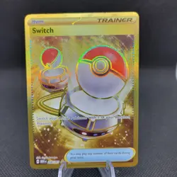 Switch 206/165 Gold Hyper Rare Holo 151 Pokemon TCG NM - Image 1