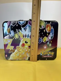 Empty Pokemon Colllector Chests Lot Of 2 Lunch Box Shaped Storage Pikachu - Image 3
