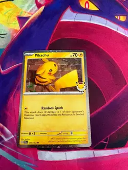 Pikachu Pokemon Day 30th Anniversary Promo 051/162 Near Mint English TCG - Image 1