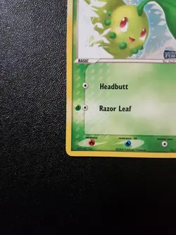 Chikorita 51/115 Reverse Holo Common Stamped NM | Pokemon Unseen Forces 2005 - Image 4