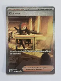 Pokemon Cosima Alternative Art Deutsch 252/198 Karmesin & Purpur Near Mint De - Image 1