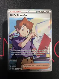 Pokemon TCG: Bill's Transfer 194/165 Full Art Trainer Holo S&V 151 NM - Image 1