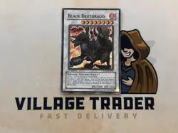 Black Brutdrago SOVR-EN043 1st Edition Super Rare Yu-Gi-Oh! - Image 1