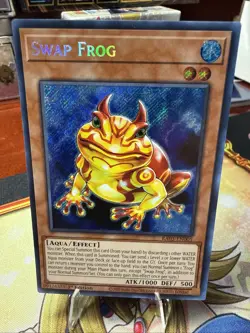 Yugioh Swap Frog RA03-EN005 1st Edition Secret Rare NM - Image 1