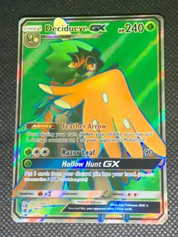 Decidueye GX SM37 - Sun & Moon Promo Pokemon Card - LP - Image 1