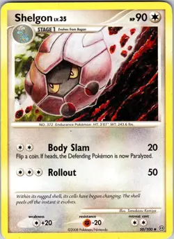 Shelgon 50/100 Stormfront Pokemon TCG LP Normal - Image 1