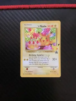 ______'s Pikachu Birthday - 24/53 - Holo Rare NM, English Pokemon Celebrations - Image 1