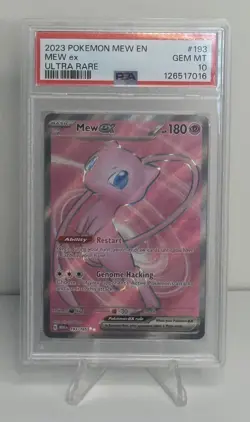 2023 Pokemon Mew En-151 Mew Ex #193/165 PSA 10 GEM MINT NEW - Image 1