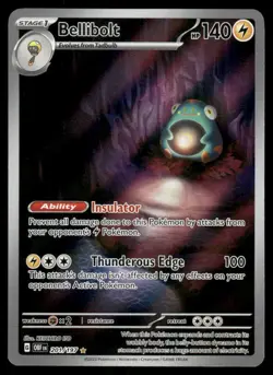 Pokemon Cards Bellibolt 201/197 Obsidian Flames Illustration Rare NM - Image 1