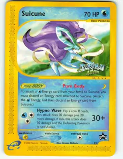 Suicune - 53/53 WOTC Black Star Promo - Pokemon TCG - 2002 - Image 1