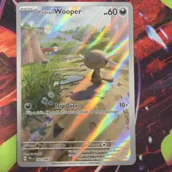 Paldean Wooper 102/094 Illustration Rare Phantasmal Flames Pokemon Near Mint - Image 1