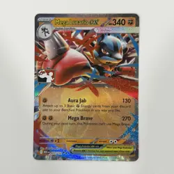 Pokemon Mega Lucario ex 077/132 Prize Pack - Mega Evolution - Image 1