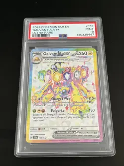 Galvantula ex 159/142 Sv07: Stellar Crown Holo PSA 9 Pokemon - Image 1