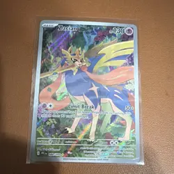 Pokemon Zacian 100/094 Illustration Rare Me02 Phantasmal Flames Holo Basic HP 1… - Image 1